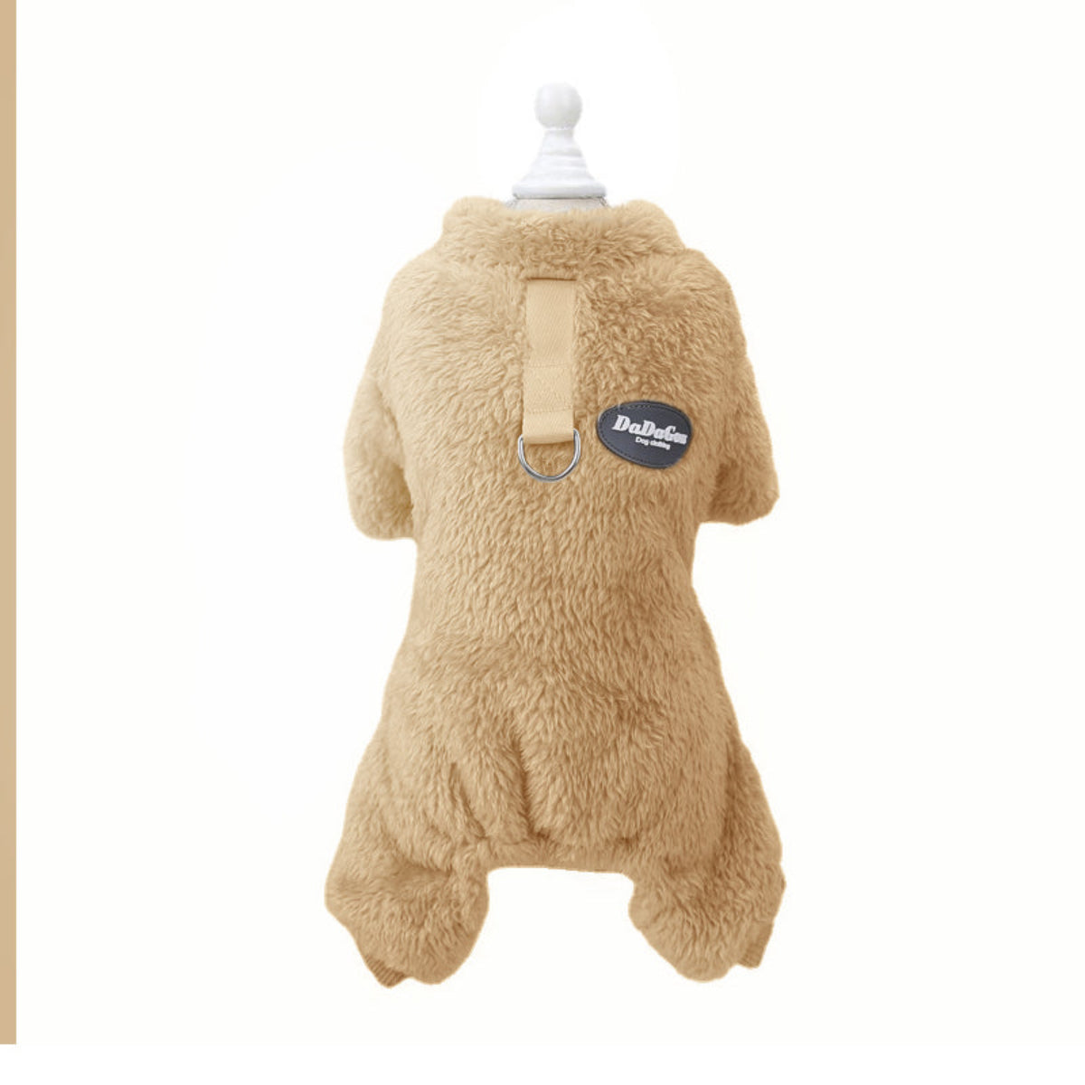 CozyPaw – Fleece'owy Kombinezon dla Zwierząt z Pierścieniem do Smyczy