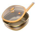Wok z Żelaza z Powłoką Non-Stick – Ze Szklaną Pokrywką