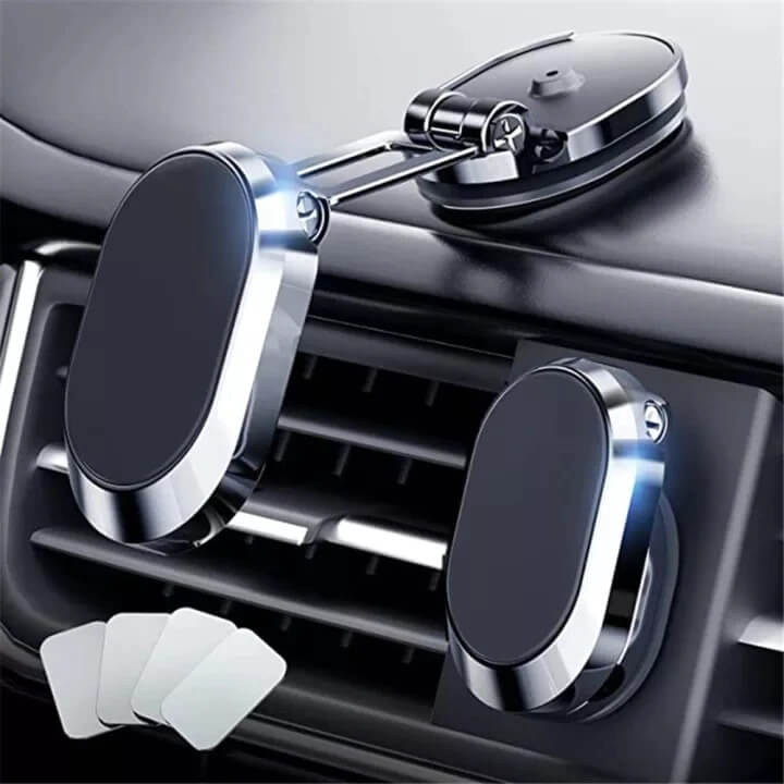 Składany Magnetyczny Uchwyt Samochodowy Na Telefon - StandMate