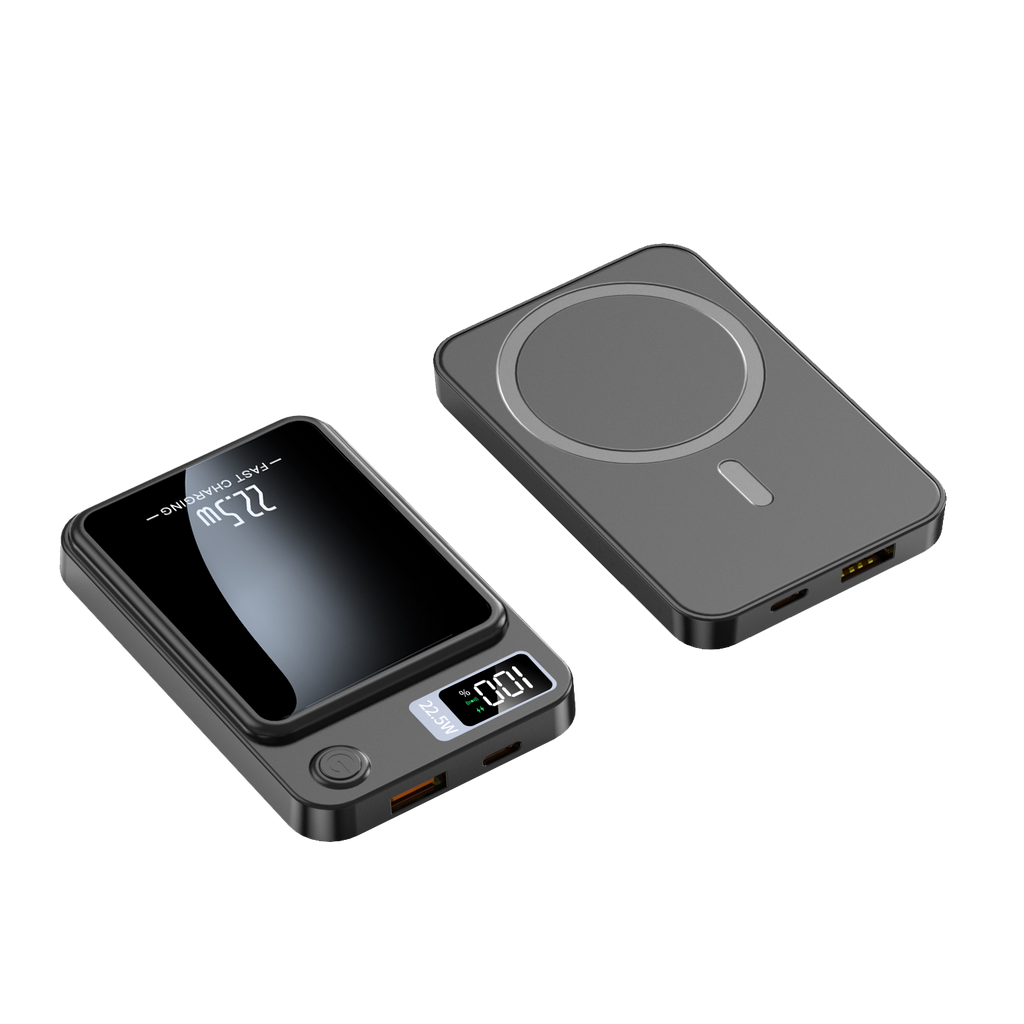 Bezprzewodowy Magnetyczny Powerbank 10000 mAh - Kompaktowa Ładowarka