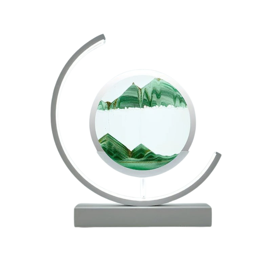 Lampa LED z Piaskowym Krajobrazem Dekoracyjna Lampa Stołowa