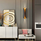 Lampa Ścienna Elegant Wave Duo Curl – Metalowy Kinkiet, Czarny