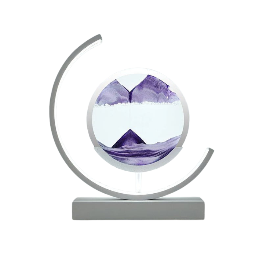Lampa LED z Piaskowym Krajobrazem Dekoracyjna Lampa Stołowa