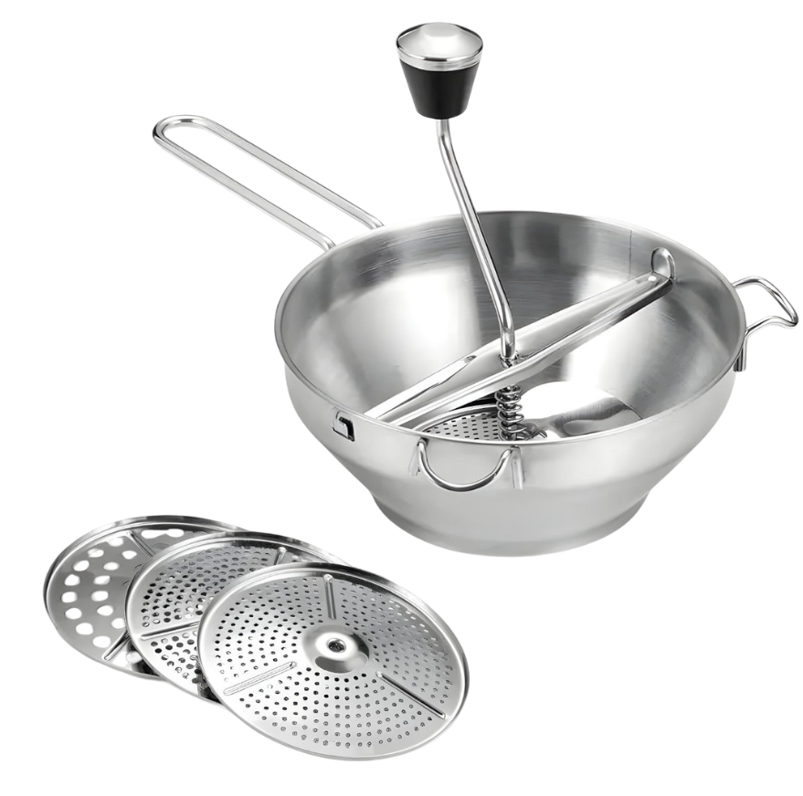 Narzędzie Do Puree Ziemniaczanego – Stal Nierdzewna, Srebrny
