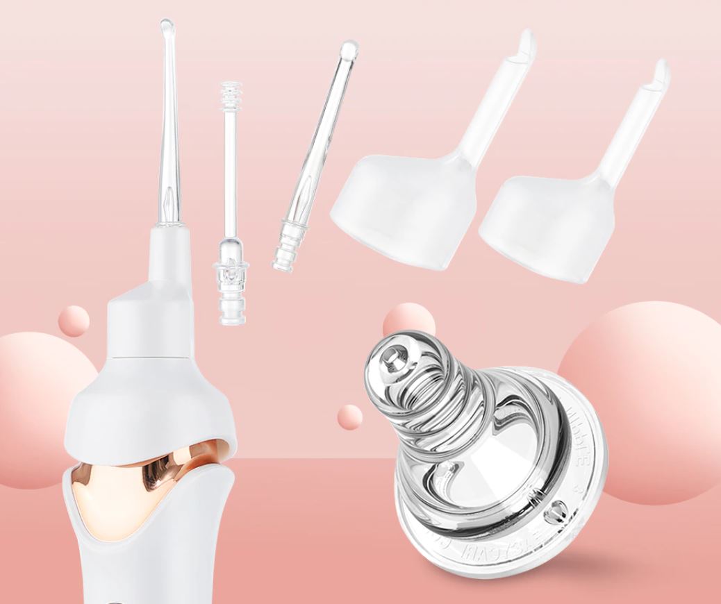Elektryczny Czyścik do Uszu USB - Bezprzewodowe Urządzenie z Tworzywa Sztucznego