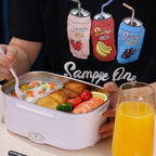 Elektrische Lunchbox – Lunchbox Elektryczny, PP I Stal Nierdzewna, Wielokolorowy