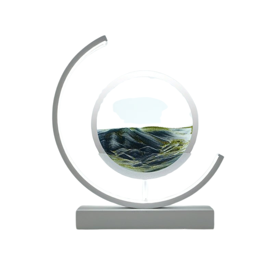 Lampa LED z Piaskowym Krajobrazem Dekoracyjna Lampa Stołowa