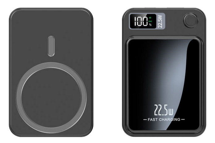 Bezprzewodowy Magnetyczny Powerbank 10000 mAh - Kompaktowa Ładowarka