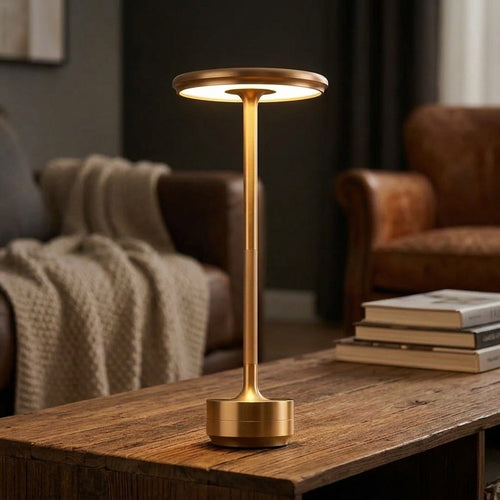 Bezprzewodowa Lampka Stołowa LED - Aluminiowa Konstrukcja z Regulacją 2700–6500K