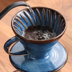 Ceramiczny Dripper do Kawy – Retro Zaparzacz Pour Over