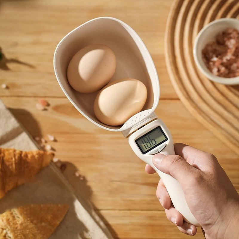 Cyfrowa Łyżka Pomiarowa | Wyświetlacz LCD i Zdejmowana Miarka | Udźwig 800 g