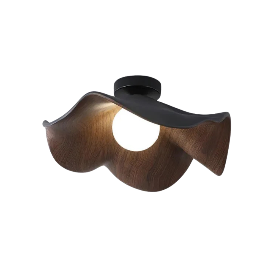 Lampa Sufitowa Z Metalu I Żywicy Do Wnętrz