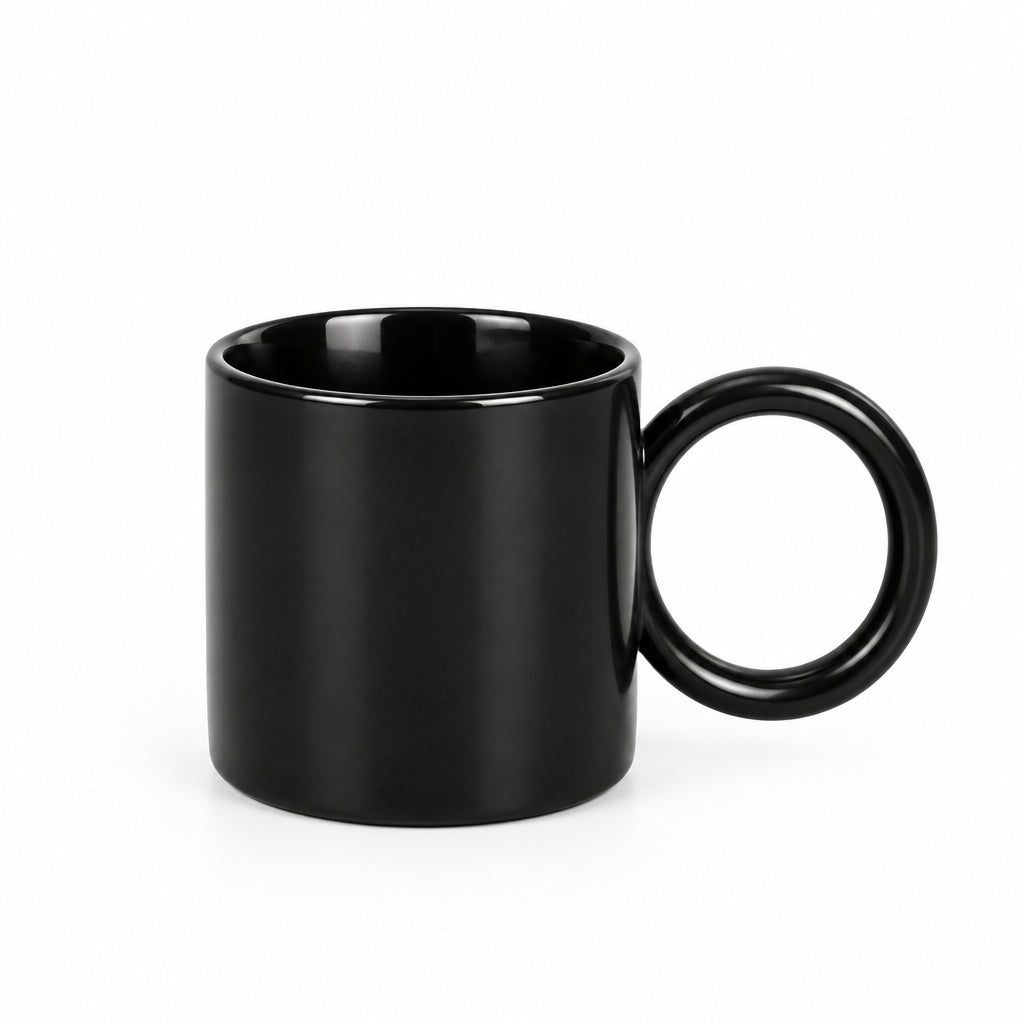 Kubek Ceramiczny 320 ml - Duży Uchwyt i Trzy Warianty Wykończenia