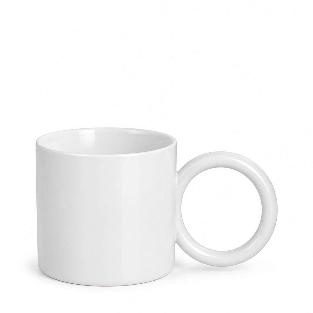 Kubek Ceramiczny 320 ml - Duży Uchwyt i Trzy Warianty Wykończenia