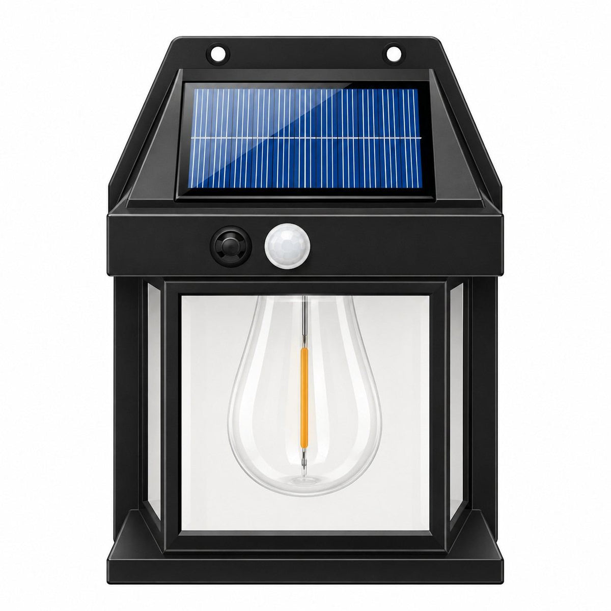 Solarna Lampa Ogrodowa Ścienna - Ciepłe Białe LED i Obudowa do Użytku Zewnętrznego