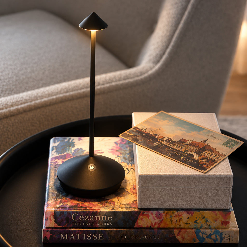 Stolja Akumulatorowa Lampka LED - Sterowanie Dotykowe i Regulacja 3000–6500K