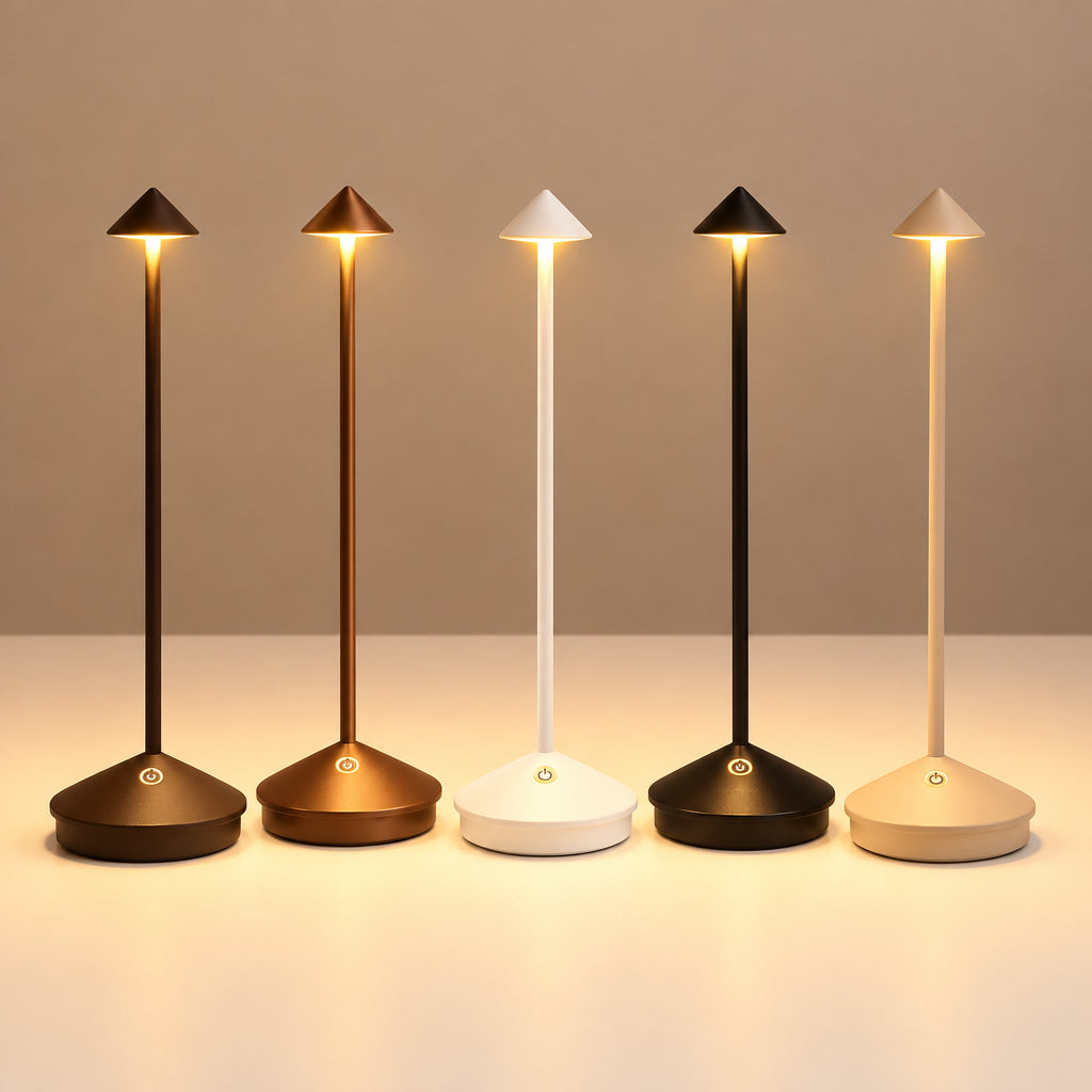 Stolja Akumulatorowa Lampka LED - Sterowanie Dotykowe i Regulacja 3000–6500K