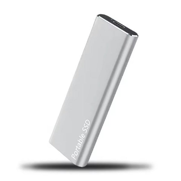 Tragbarer 2-TB-Datenspeicher | USB-C-Verbindung | Kompaktes Gehäuse für Dateien