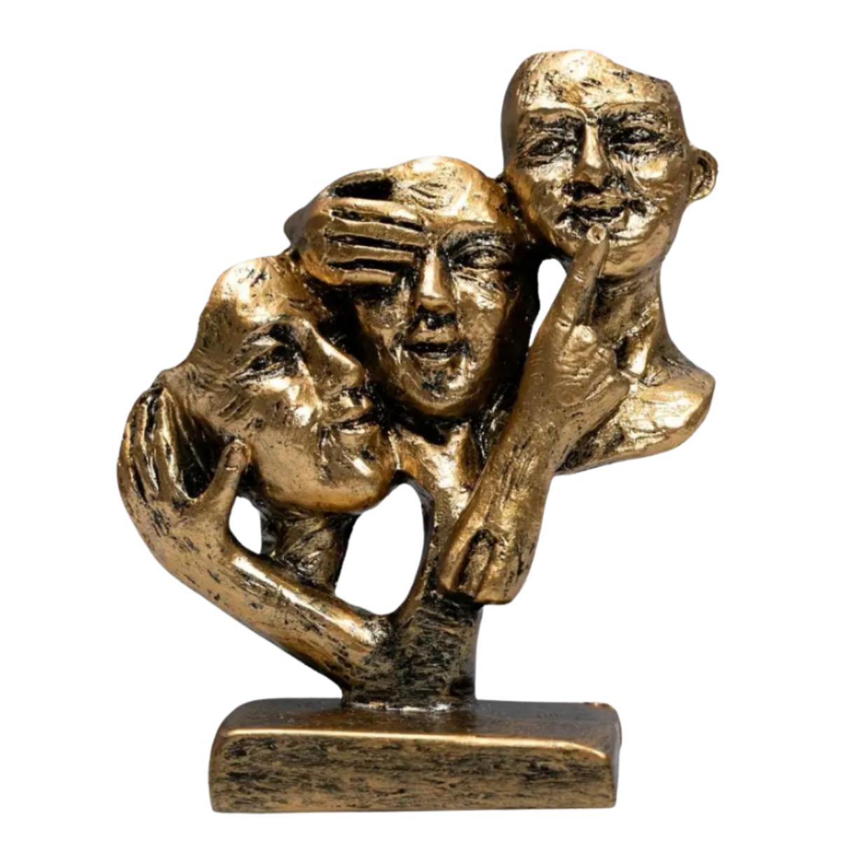 LuxeCraft Figuryna Złoty Uścisk - Dekoracja Vintage i Kreatywna