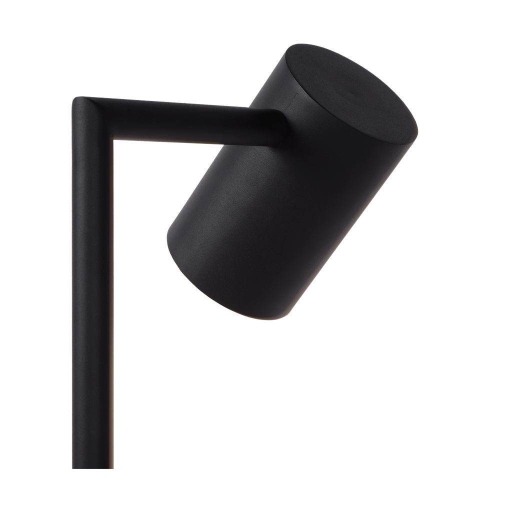 Lampa Stołowa Bisho – Metalowa Lampa Stołowa Czarno-Złota z Gwintem GU10