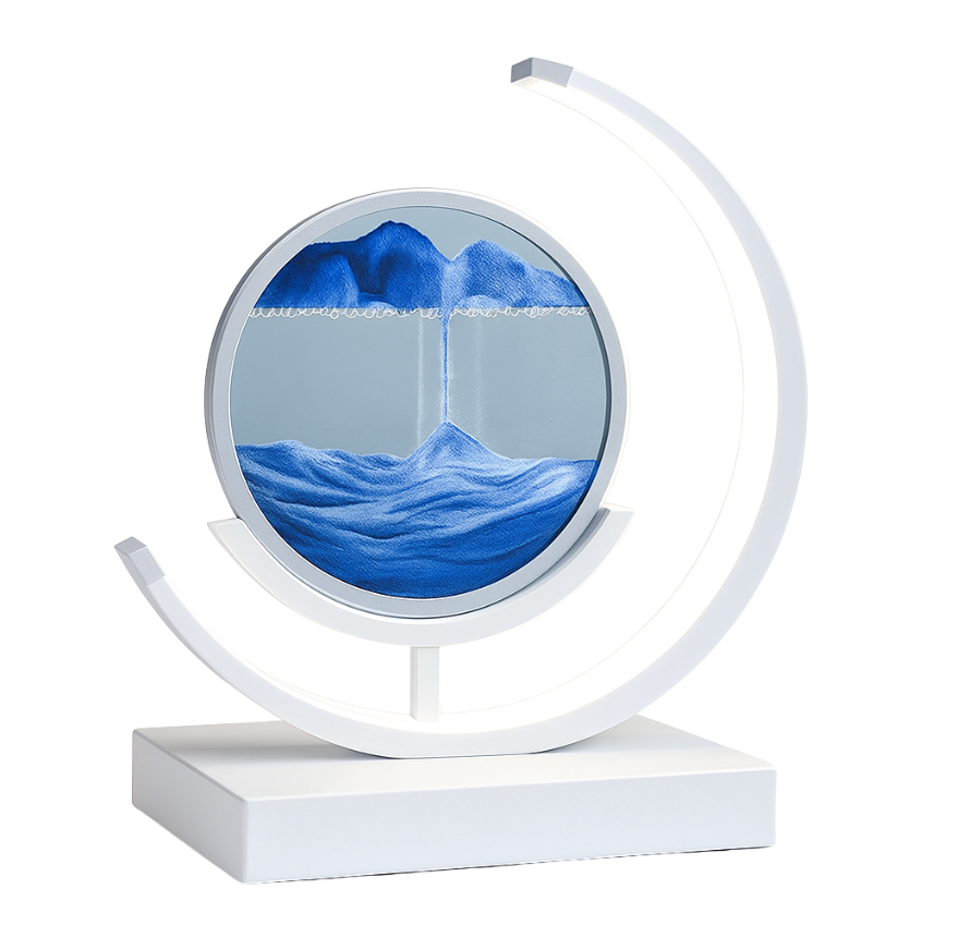 Lampa LED z Piaskowym Krajobrazem Dekoracyjna Lampa Stołowa