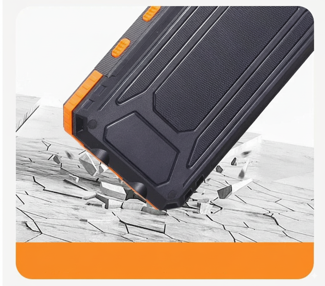 Dean Powerbank Solarny z Latarką LED